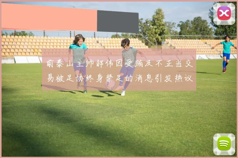 前泰山主帅郝伟因受贿及不正当交易被足协终身禁足的消息引发热议